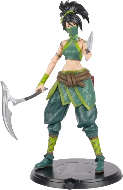 Akali Premium Collectible Action Figure with Base